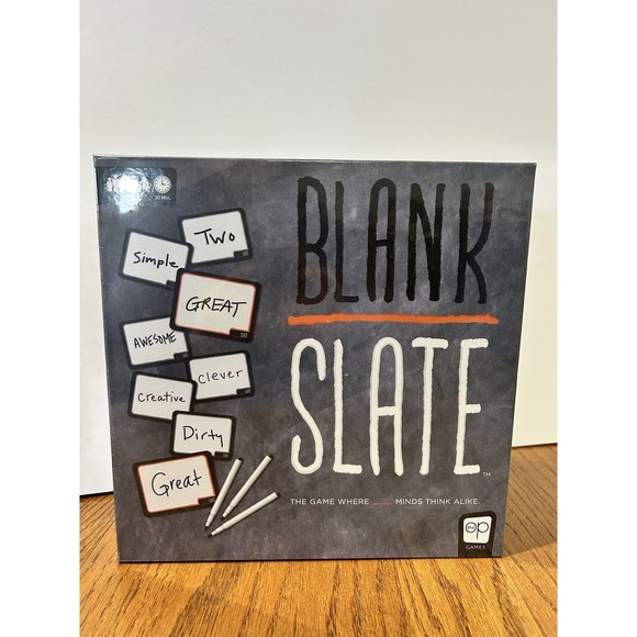 Usaopoly Other - New! BLANK SLATE The Game Where Minds Think Alike Family The OP Games Sealed